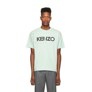 Kenzo Green Cotton Jersey Skate T-Shirt